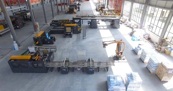 CHM A4-4 cut size paper cutting and packaging production line