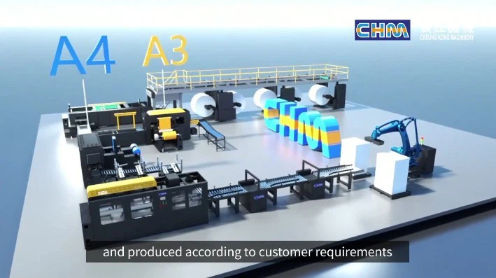 A3 A4 paper production line